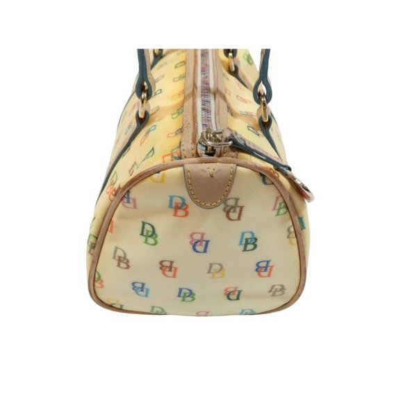 DOONEY & BOURKE Y2K Rainbow Signature Logo Monogram Medium Satchel Handbag - Picture 2 of 15